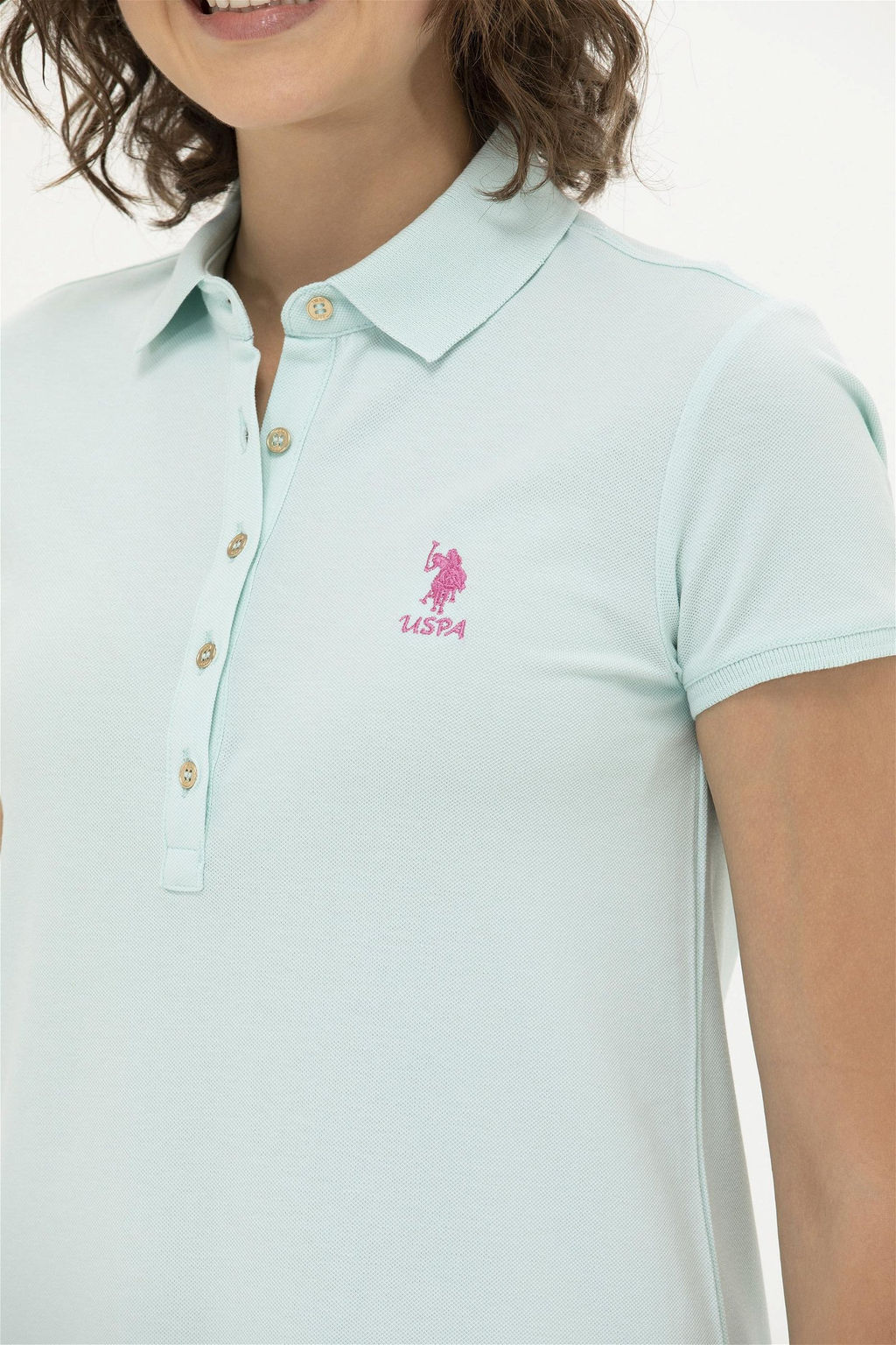 U. S. Polo Assn Женское трикотажное платье зеленого цвета - U.s. polo assn фото 12