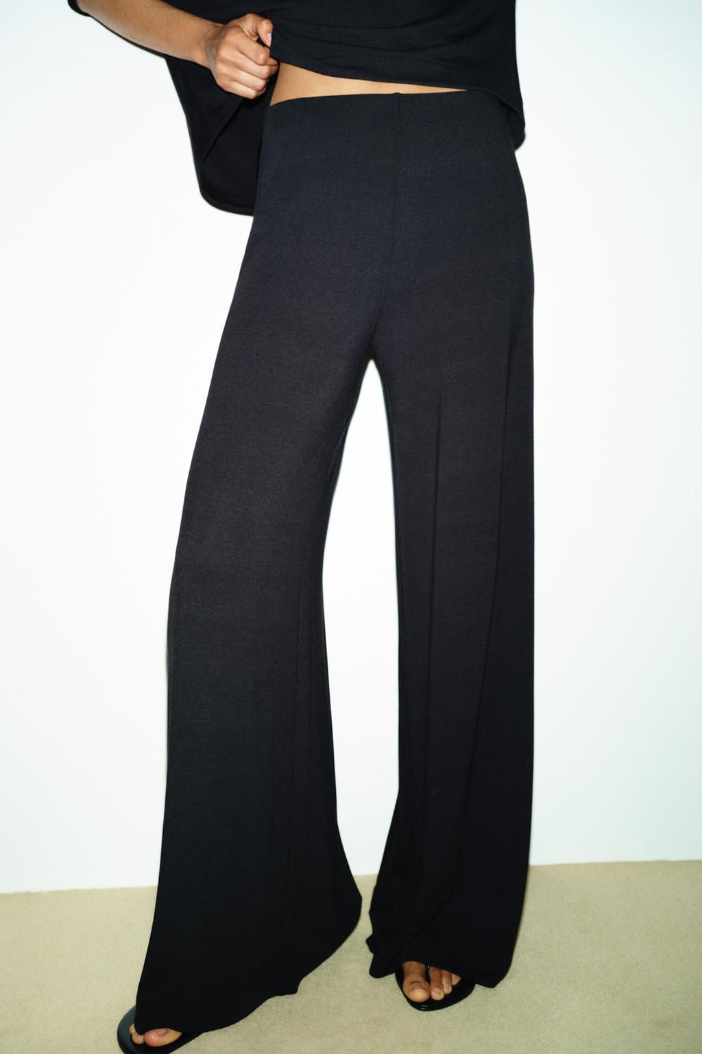 FLOWING PALAZZO TROUSERS - Zara фото 2