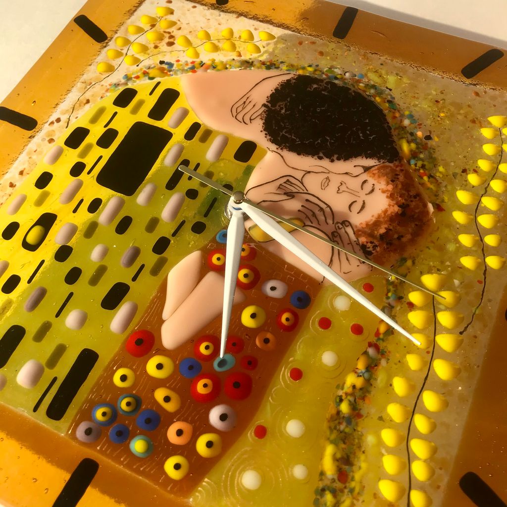 Настенные часы Поцелуй - Стрекоза фото 6