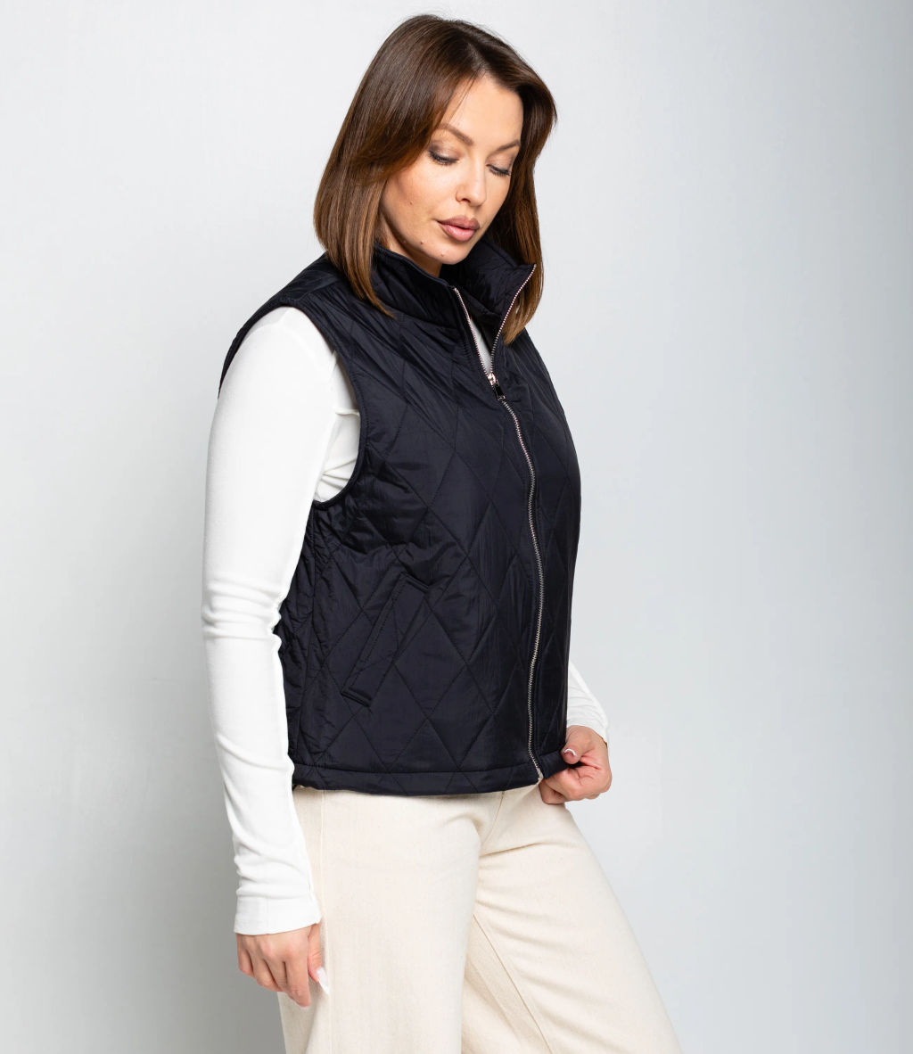 Жилет #КТ741, чёрный