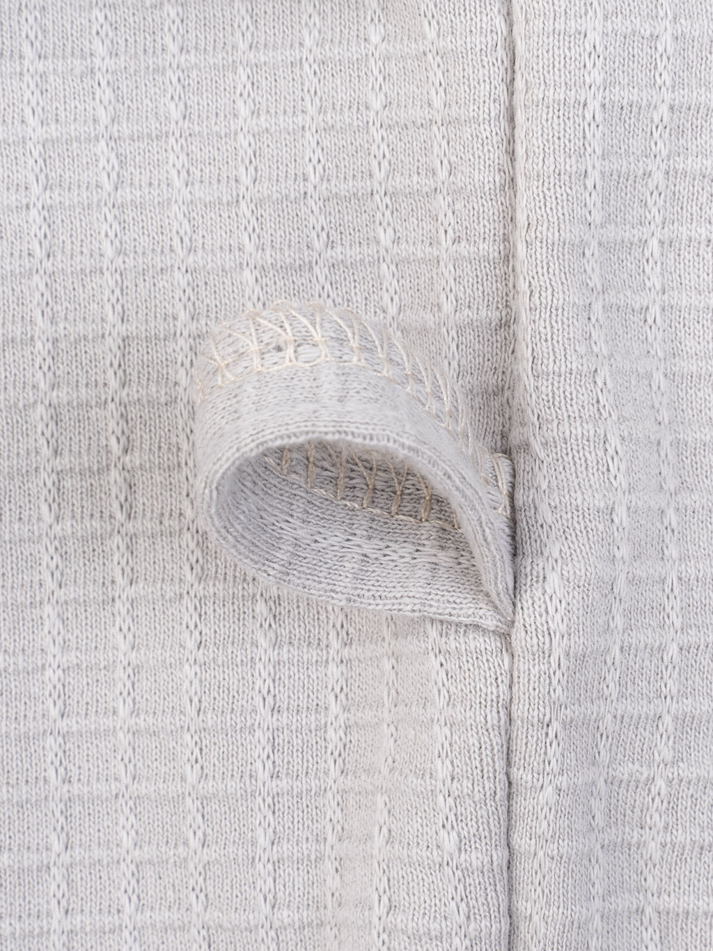 Халат детский вафельный светло-серый 913 (134, 68)