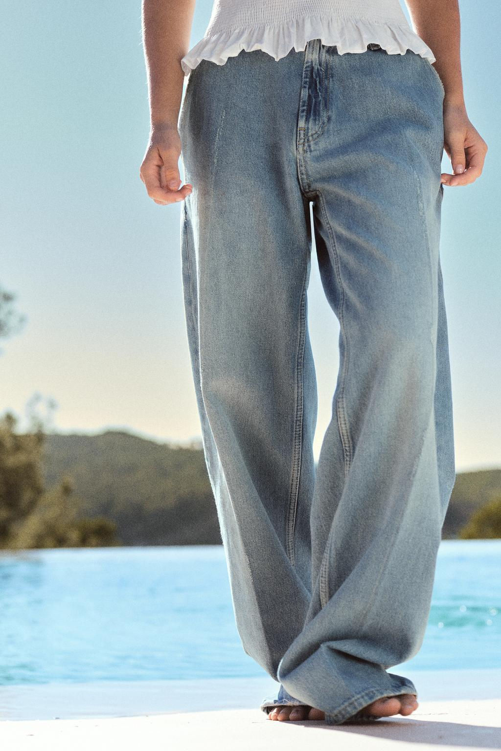 TRF TAILORED MID-WAIST JEANS - Zara фото 2