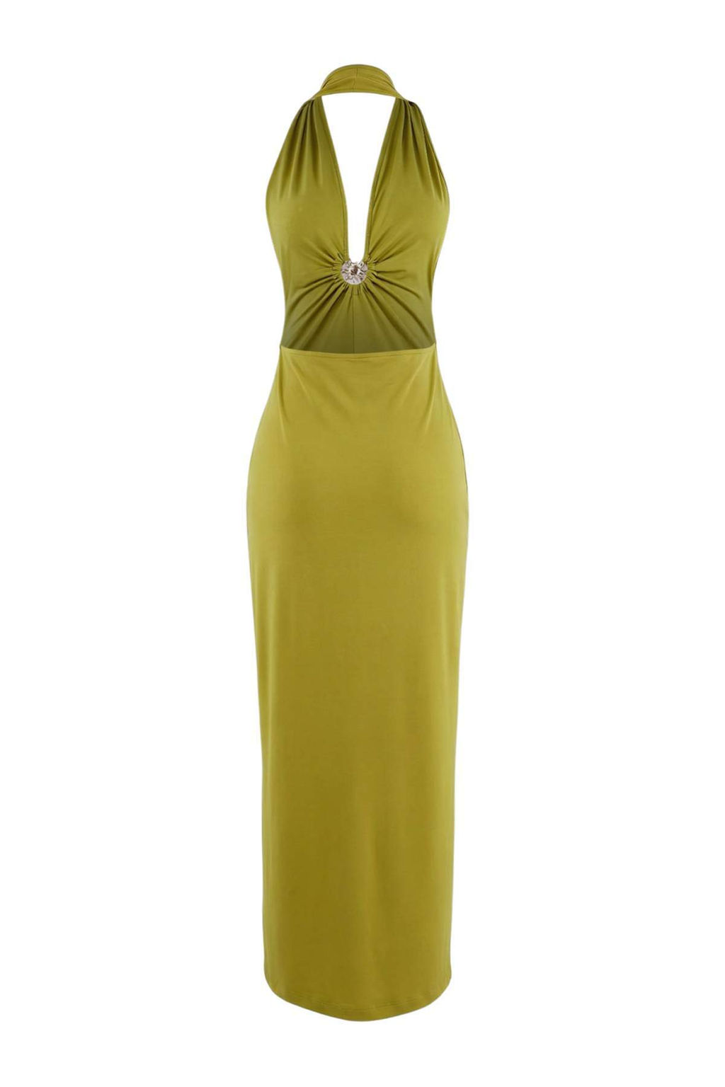 TRENDYOLMILLA Siyah Maxi Orme Aksesuarl? Plaj Elbisesi TBESS25EL00095  фото 8