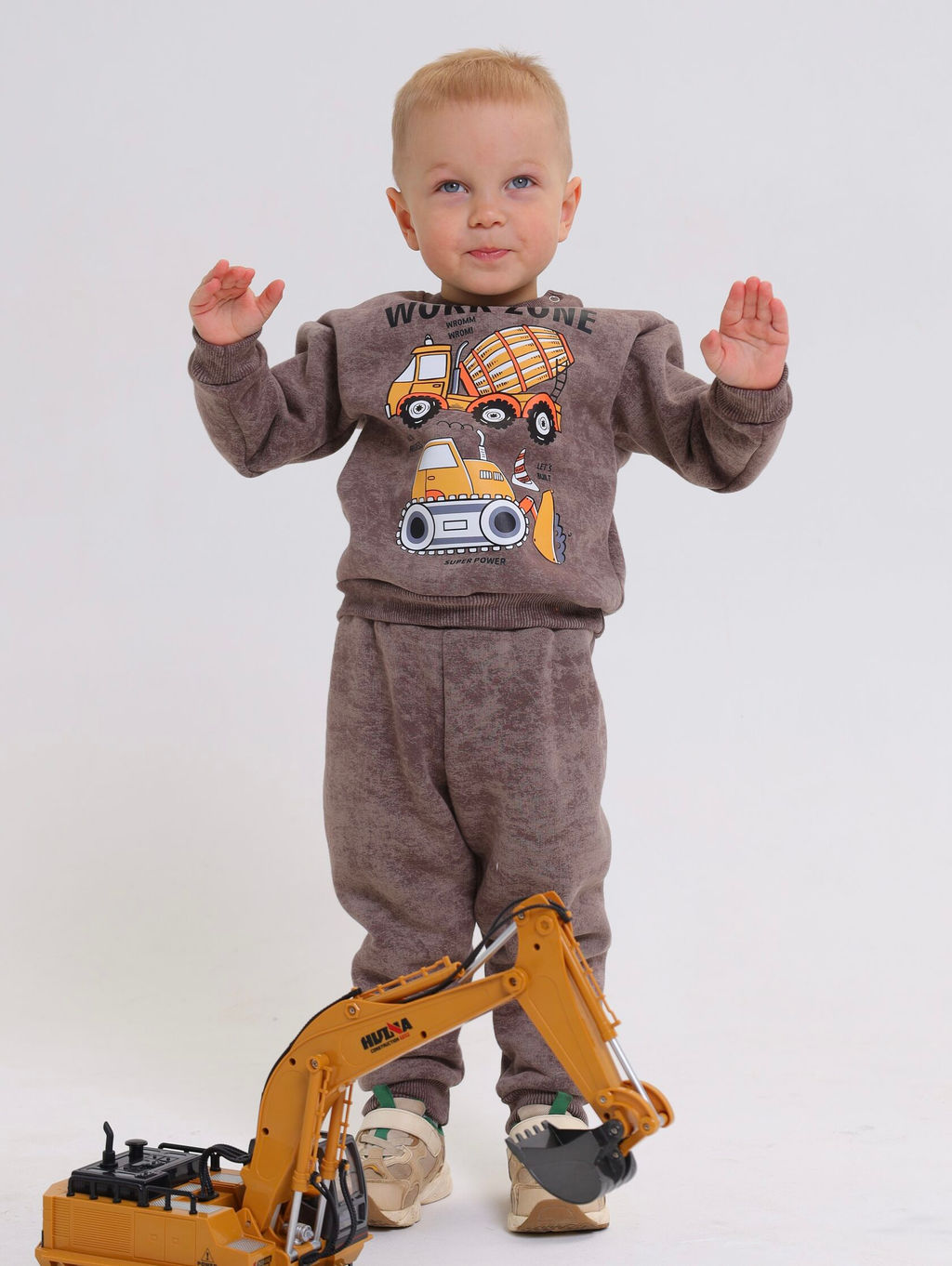 Свитшот(толстовка) с начесом для мальчика Футер - Оптима фото 5