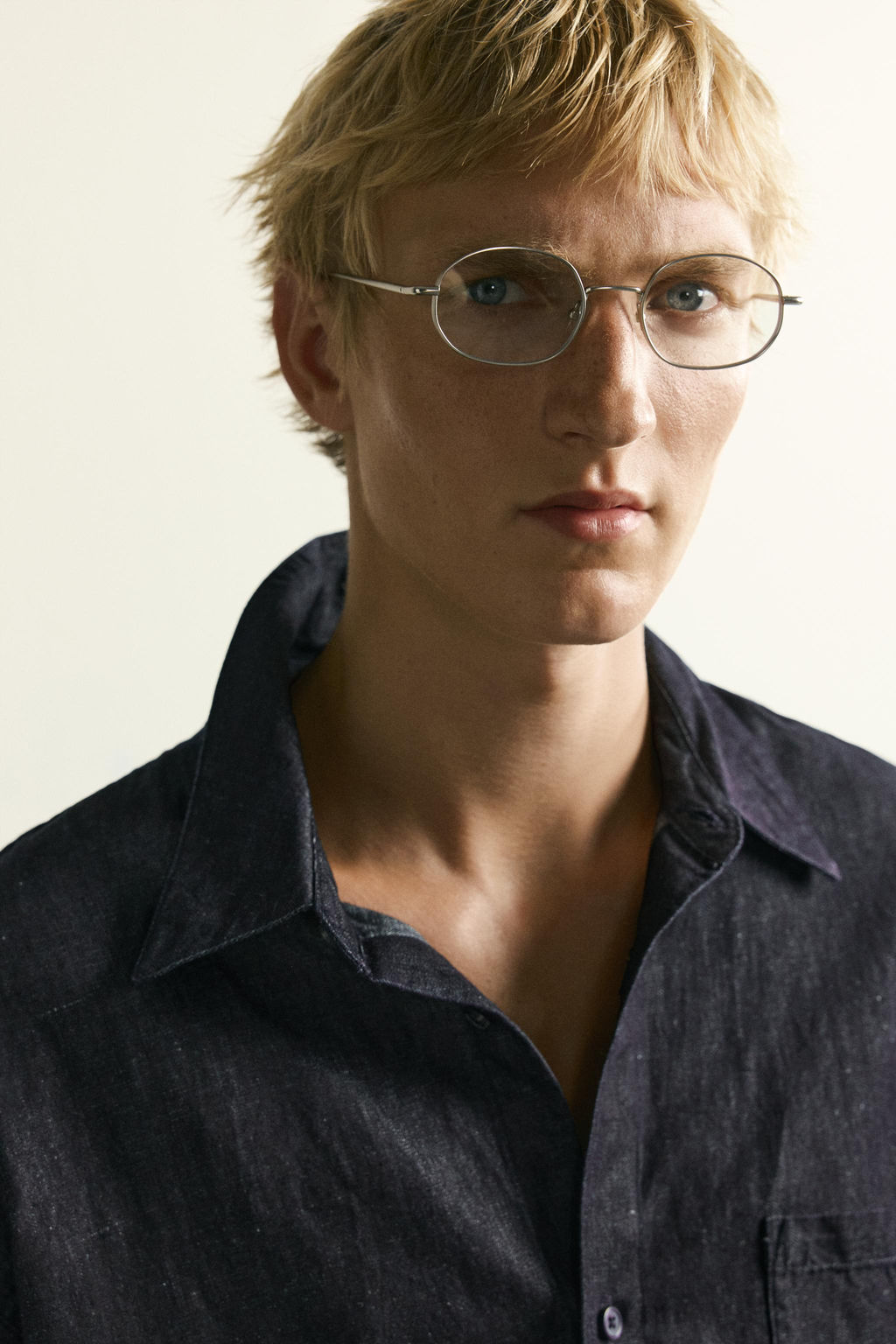 CAMISA DENIM LIGERO RELAXED FIT / ?ndigo - Zara фото 5