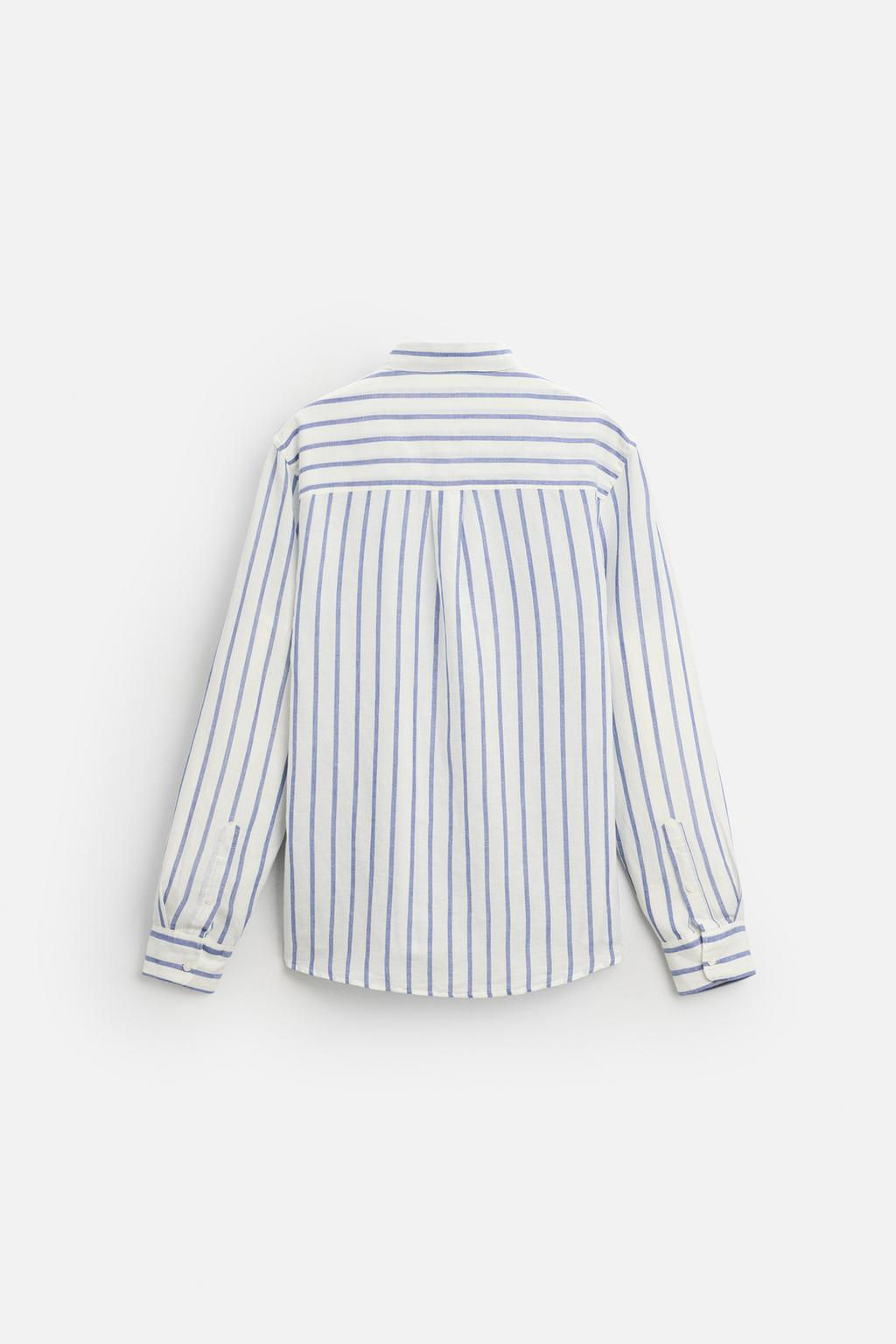 COTTON - LINEN SHIRT - Zara фото 47