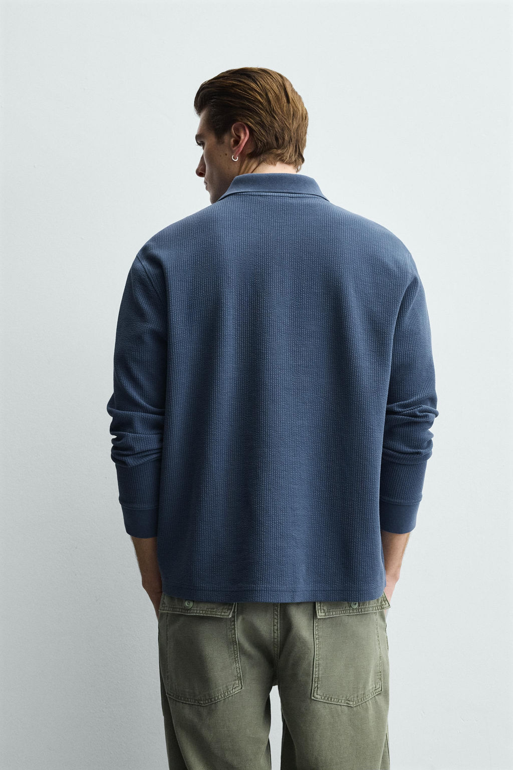 POLO ESTRUCTURA RAYAS / Azul?n - Zara фото 3