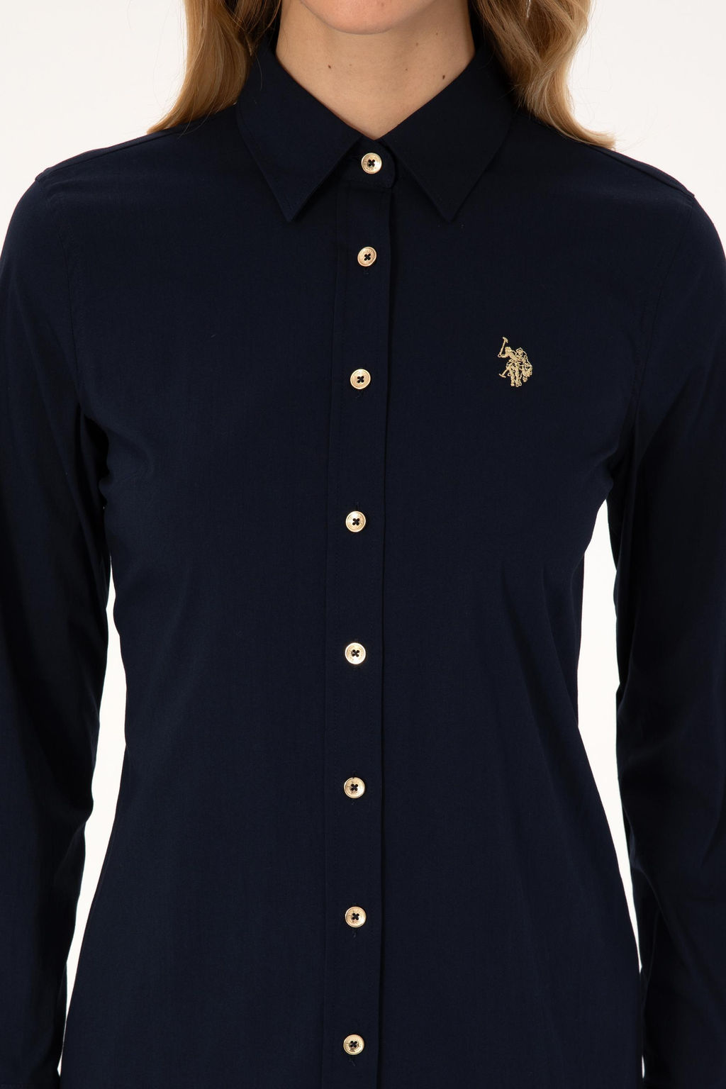 Kad_n Lacivert Uzun Kollu Basic G_mlek - U.s. polo assn фото 6