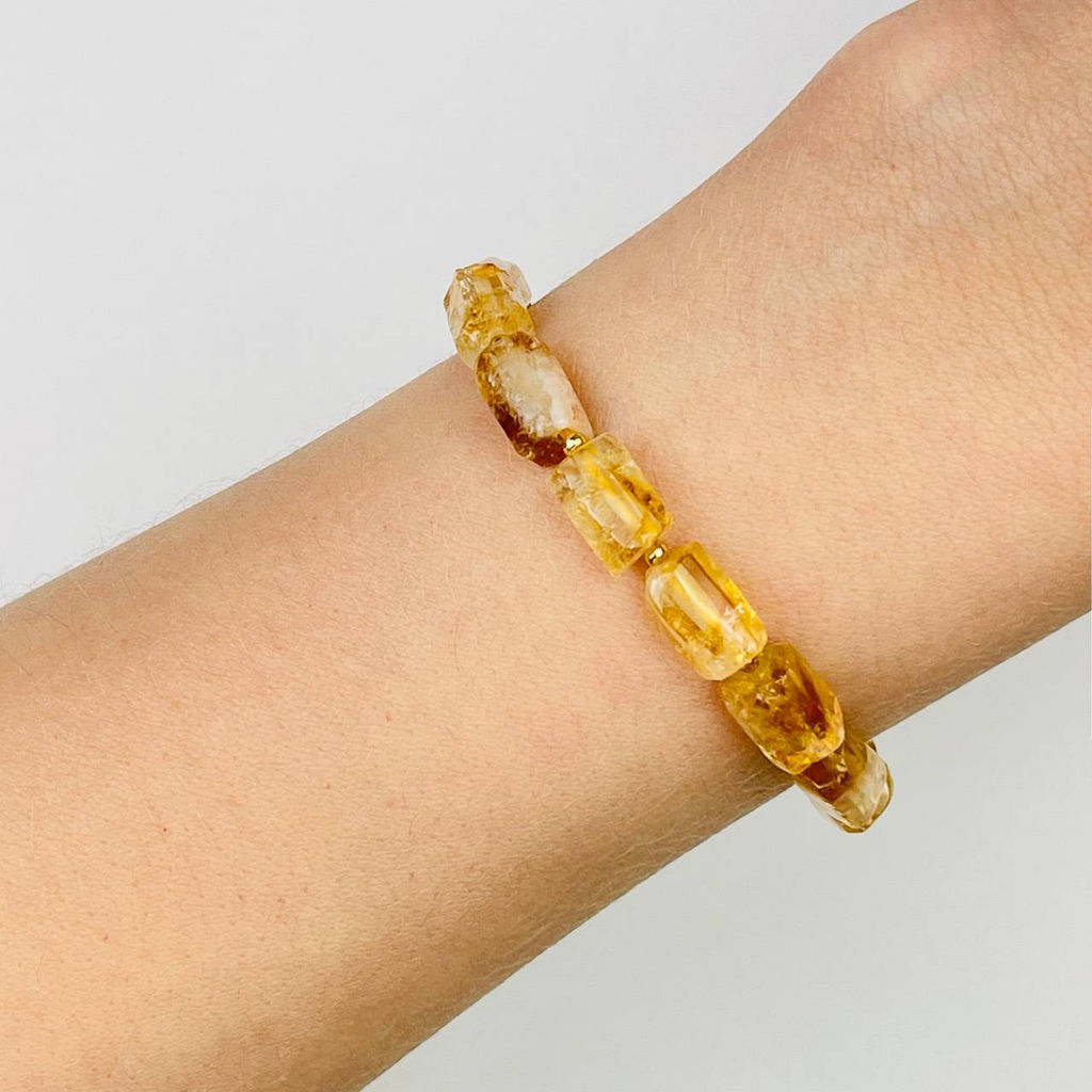 Браслет из Цитрина 17 см +