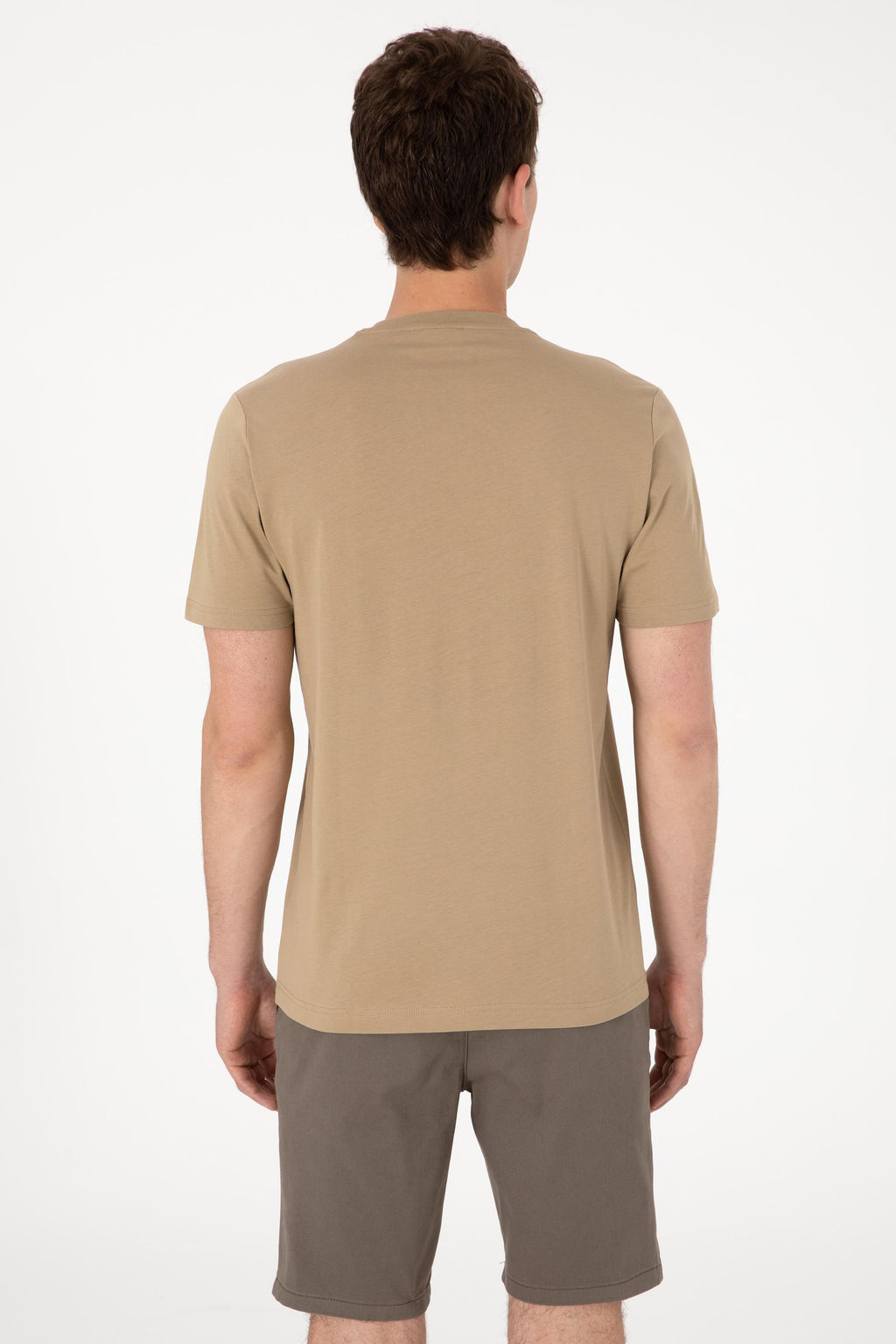 Erkek Regular Fit Bisiklet Yaka Haki Ti__rt Sepette S_rpriz _ndirim - U.s. polo assn фото 5