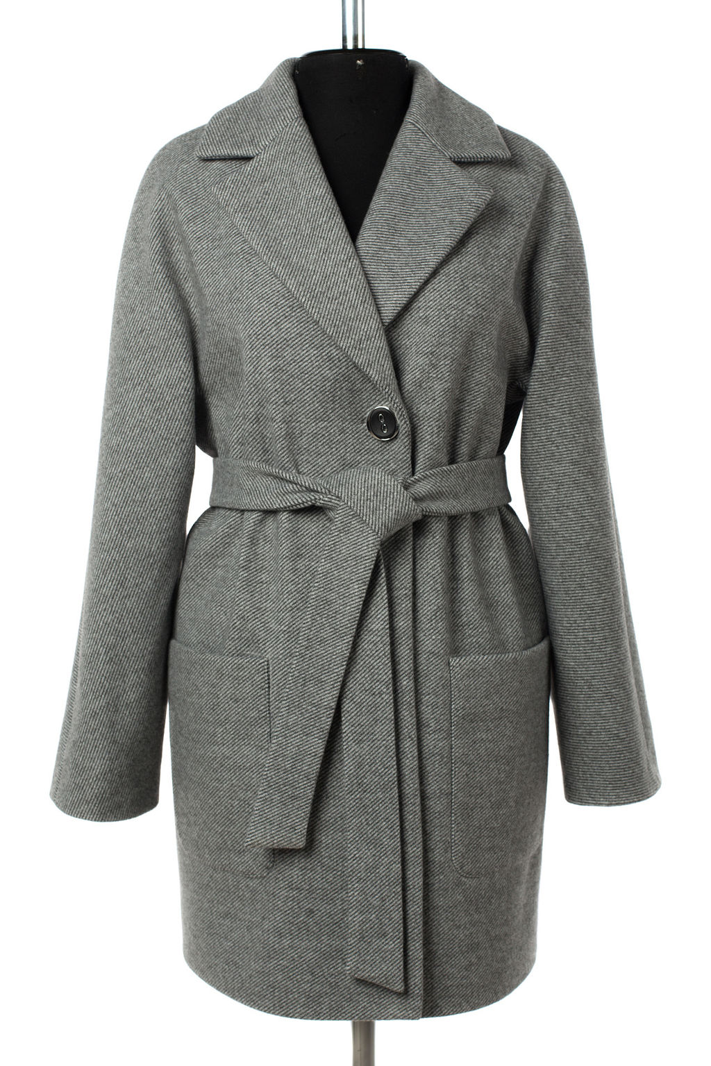 01-10544 Пальто женское демисезонное (пояс)