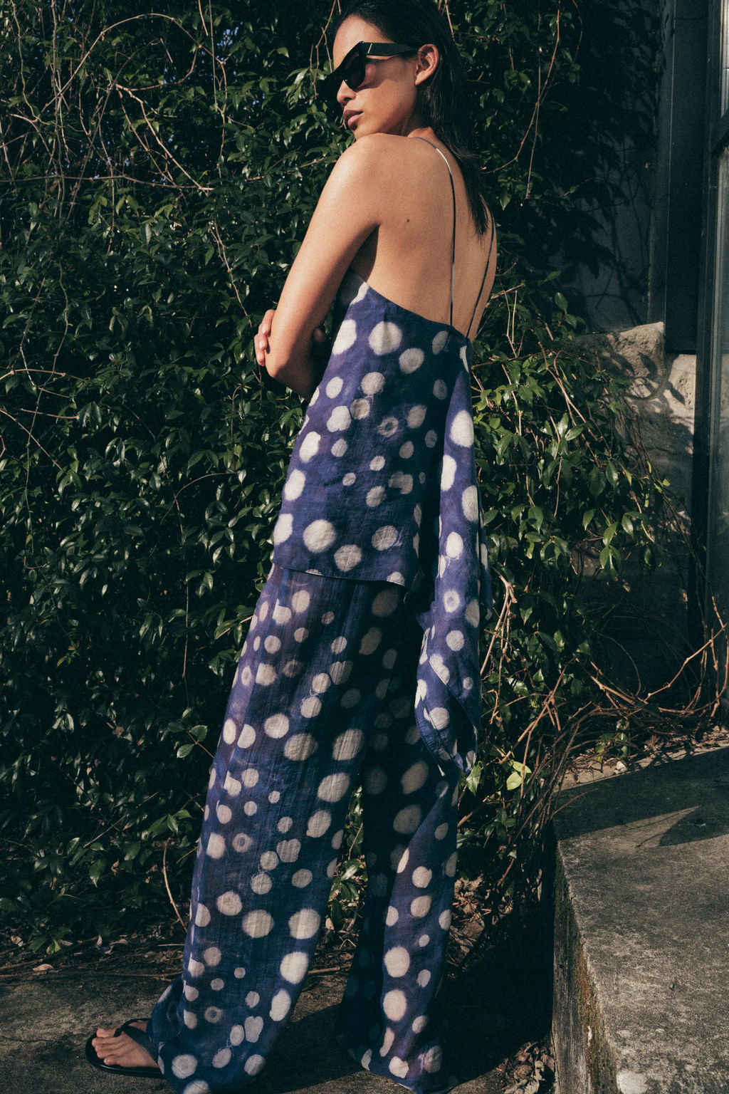 PANTAL?N LUNARES ZW COLLECTION / Azul - Zara фото 4