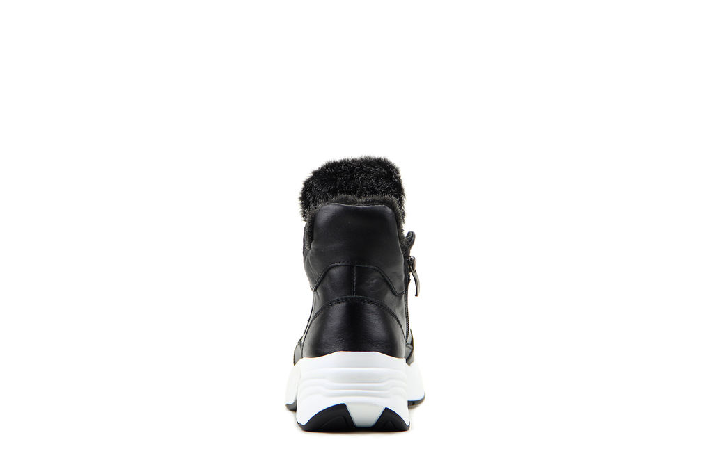 Ботинки 350.2021w.black /шерсть