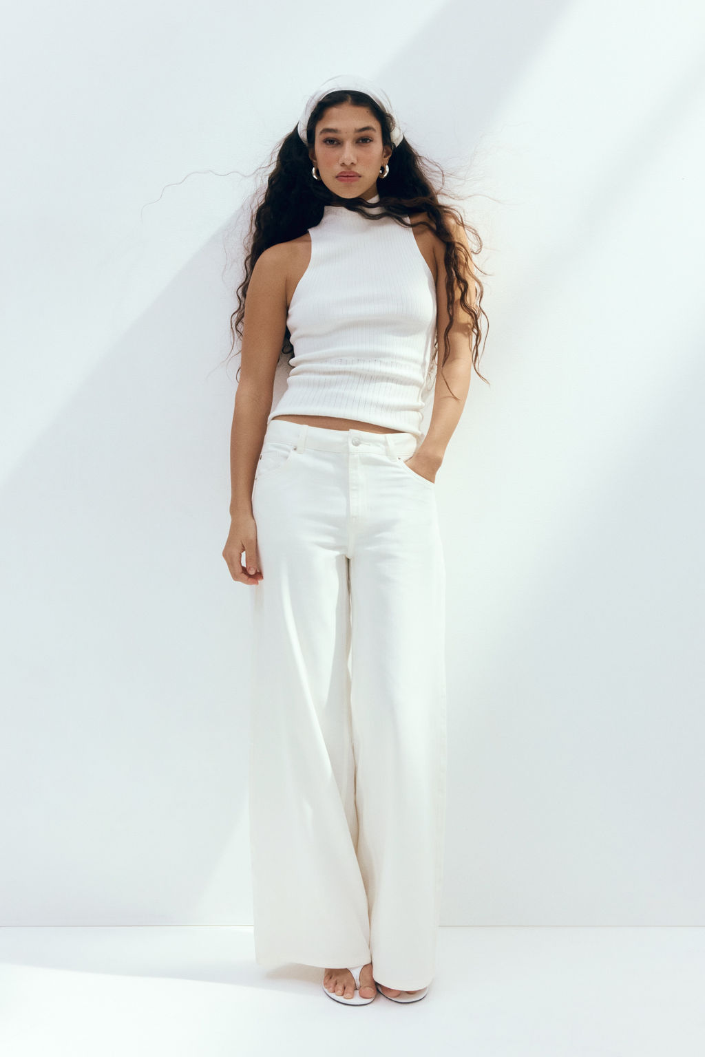 Wide Regular Waist Jeans - H&m фото 8