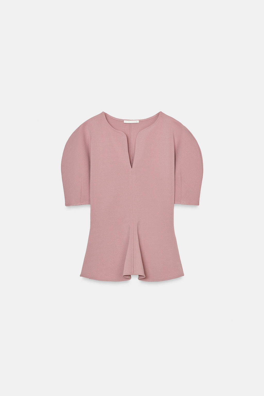 CAMISETA PEPLUM SOFT / Rosa - Zara фото 6