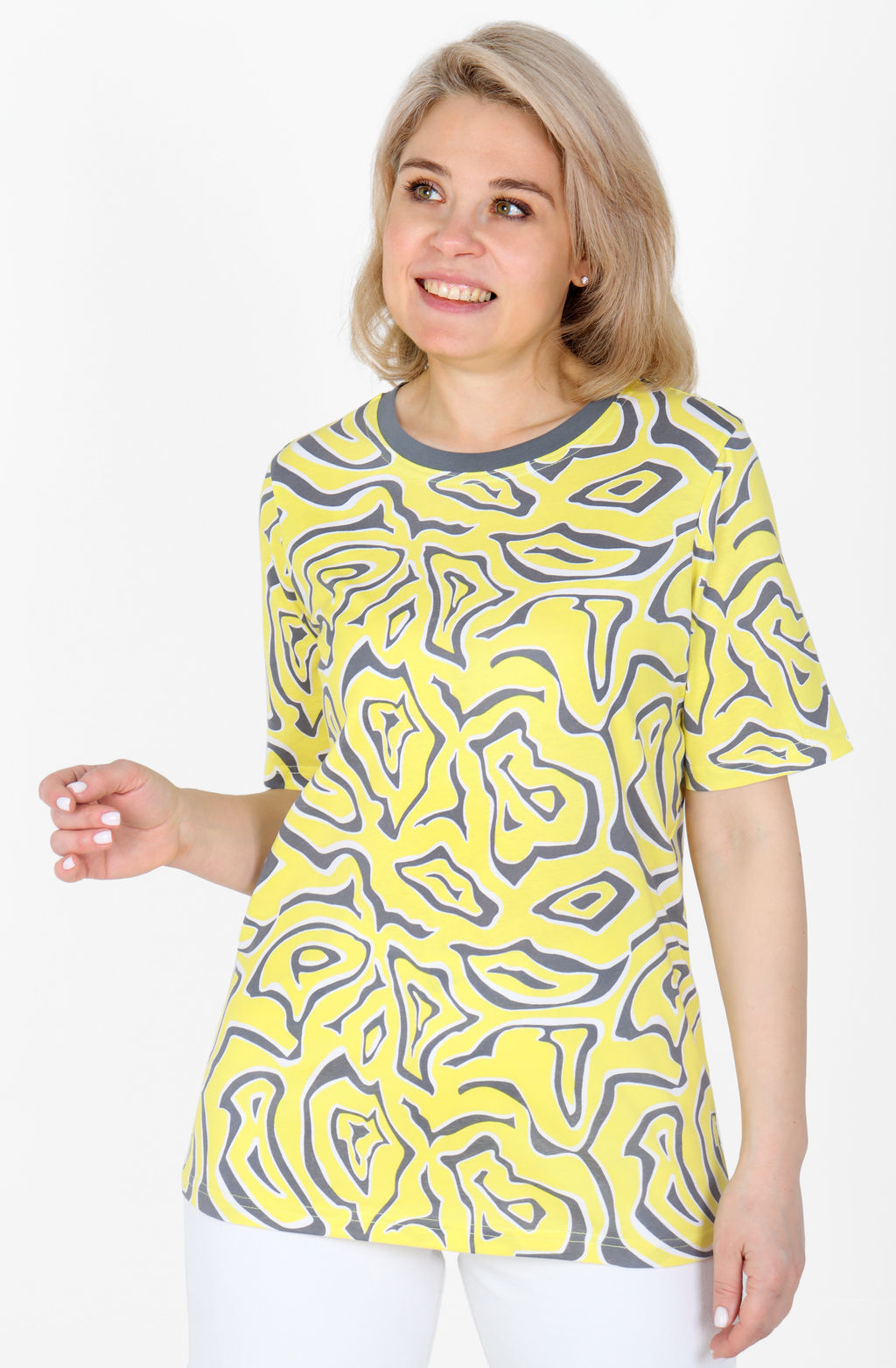 Футболка Таисия Ф-104 (44-62) кулирка - Лотос фото 15