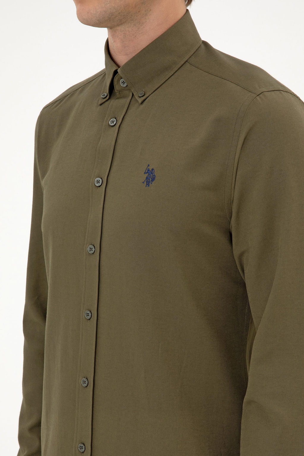 Erkek Haki Uzun Kollu Basic G_mlek Sepette S_rpriz _ndirim - U.s. polo assn фото 7