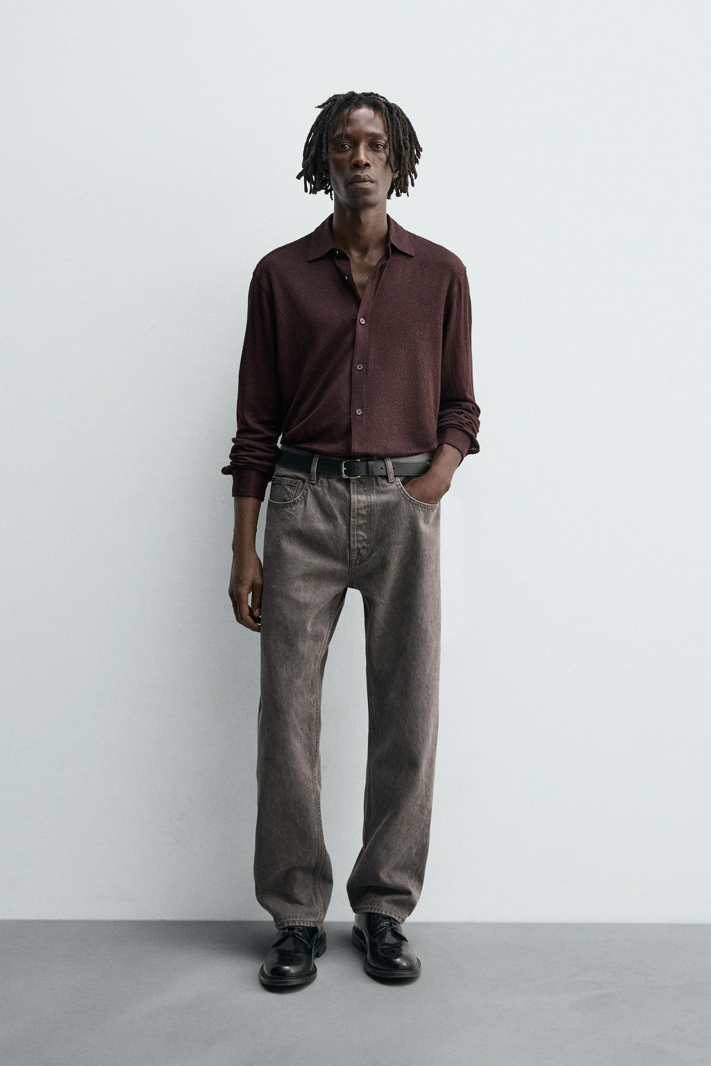 TEXTURED JACQUARD SHIRT