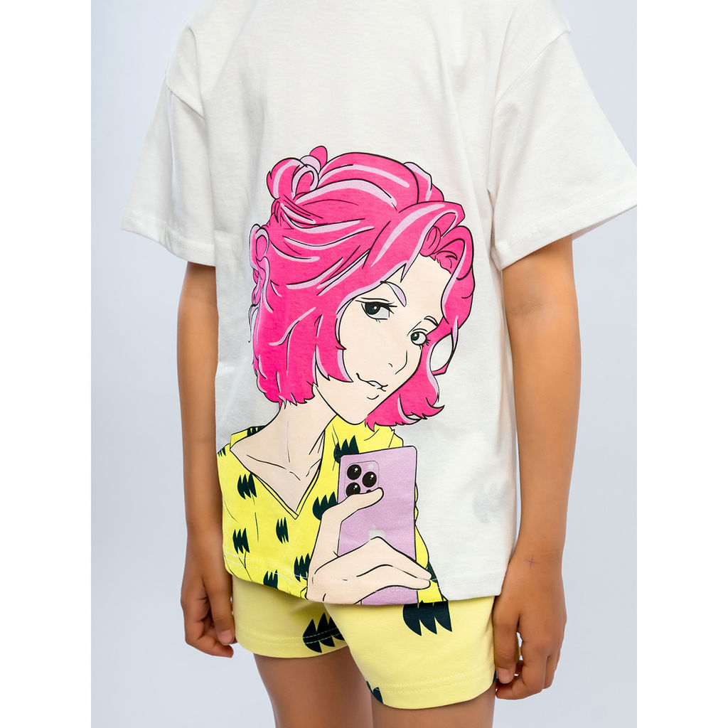 Комплект футболка кулирка, шорты футер 2х нитка петля 7010900102 - Youlala фото 4