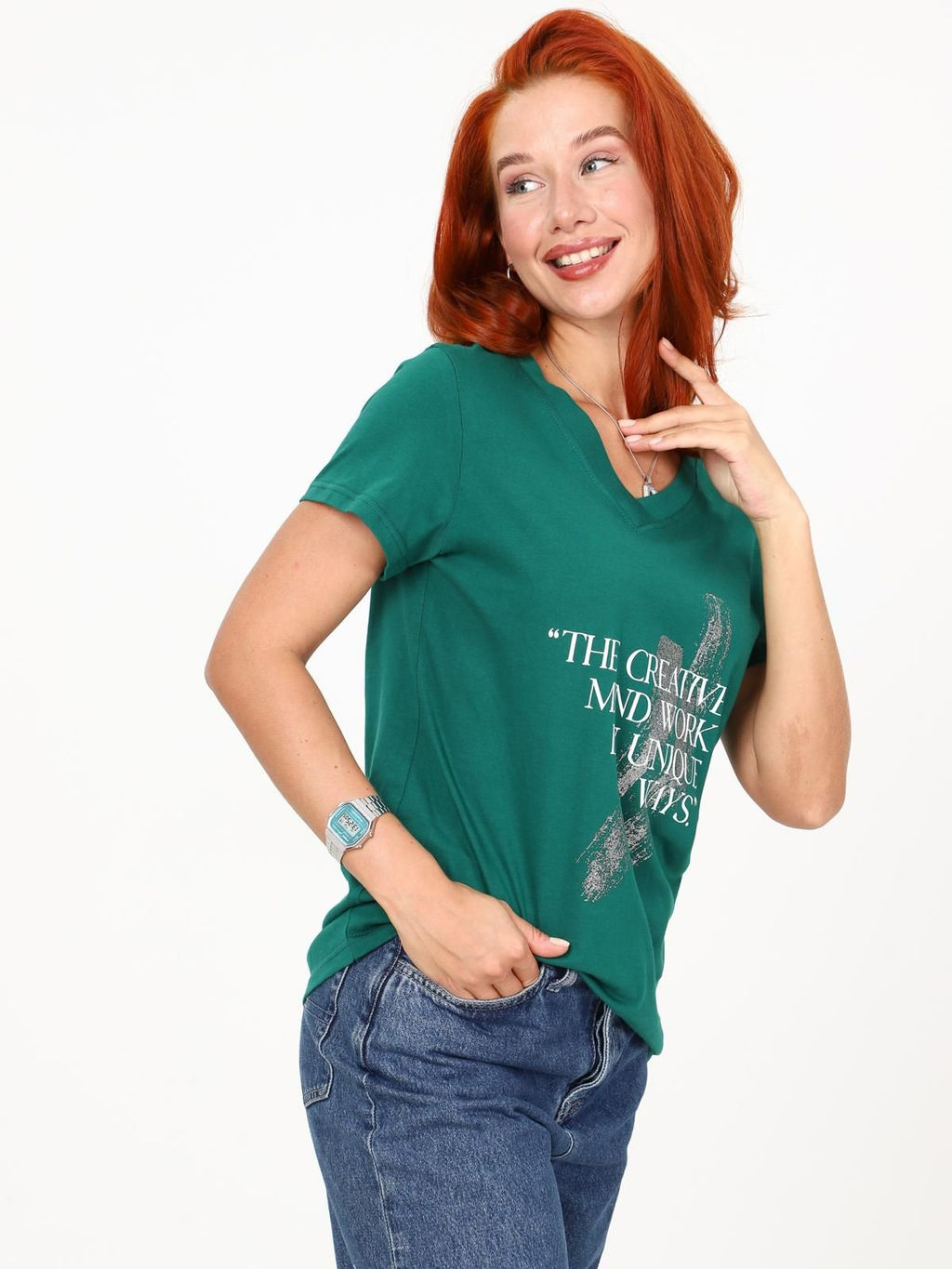 IV-CAPRIZ Сопряжение - футболка зеленый