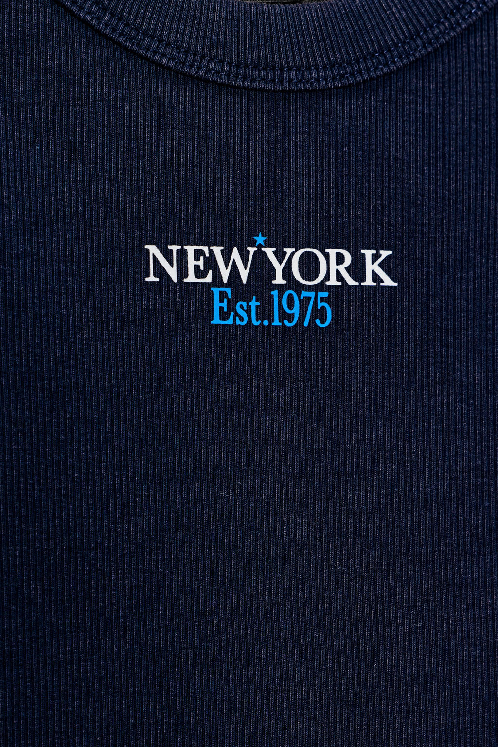 RIBBED SLOGAN T-SHIRT - Zara фото 5