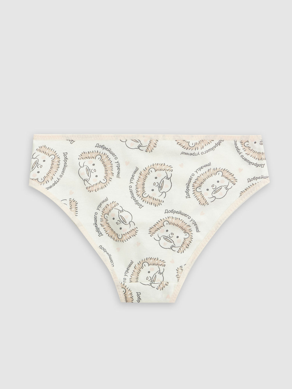 Цена за 2 штуки! Трусы для девочек кремовые с принтом - Mark formelle фото 2