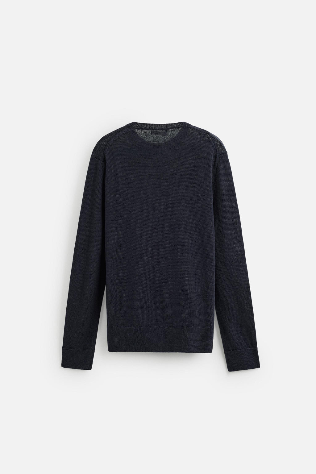 LINEN-COTTON SWEATER - Zara фото 8