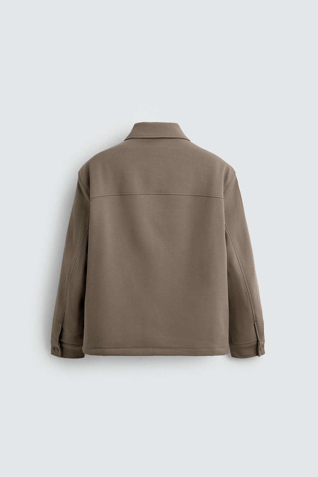 TEXTURED PADDED OVERSHIRT - Zara фото 8