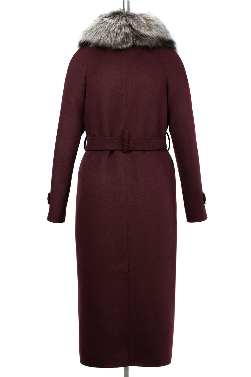 Мех натуральный (чернобурая лисица), Пальто утепленное Холлофайбер 300 - El podio фото 8