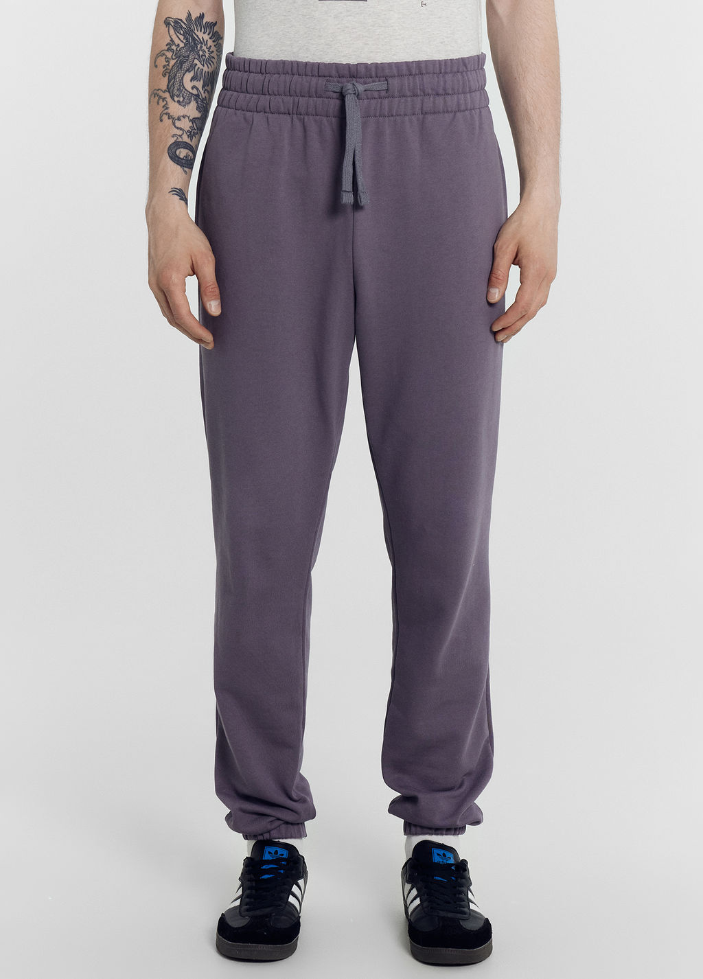 Брюки мужские джоггеры в сером цвете олово 181222 - Mark formelle фото 2