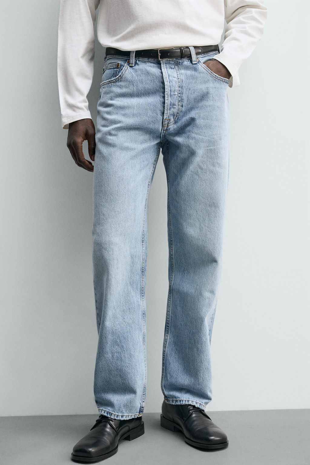 JEANS STRAIGHT FIT / Azul - Zara фото 5