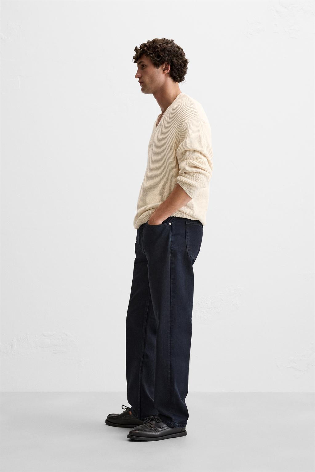 TEXTURED KNIT SWEATER - Zara фото 4
