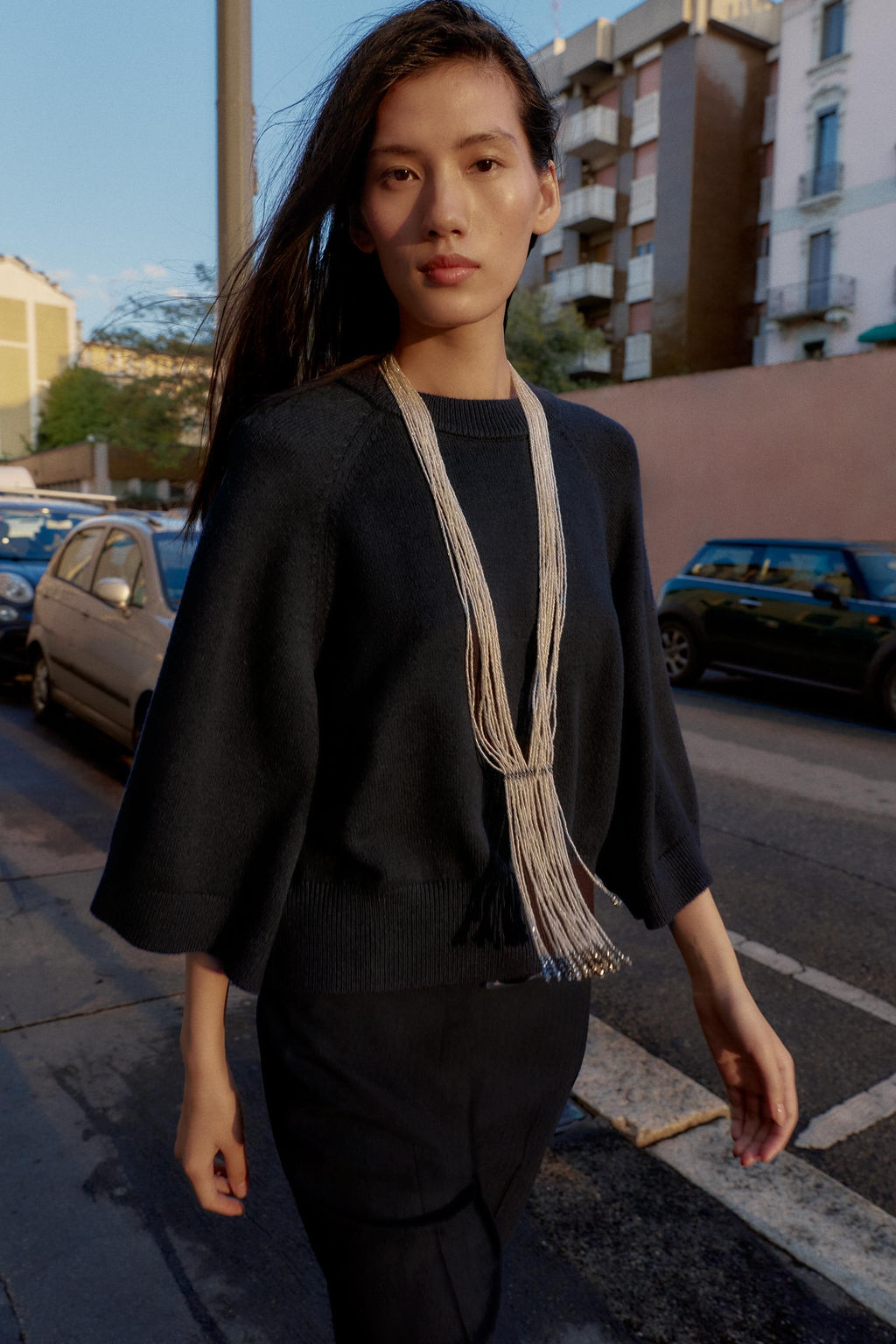 KNIT JUMPER WITH WIDE SLEEVES - Zara фото 2