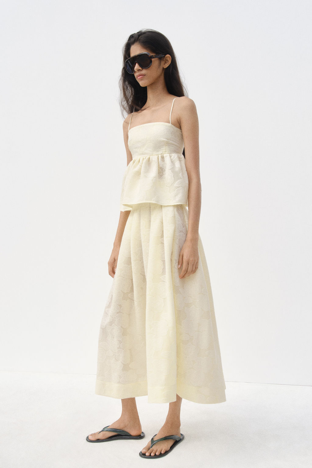 Falda tableada en tejido jacquard - H&m фото 2