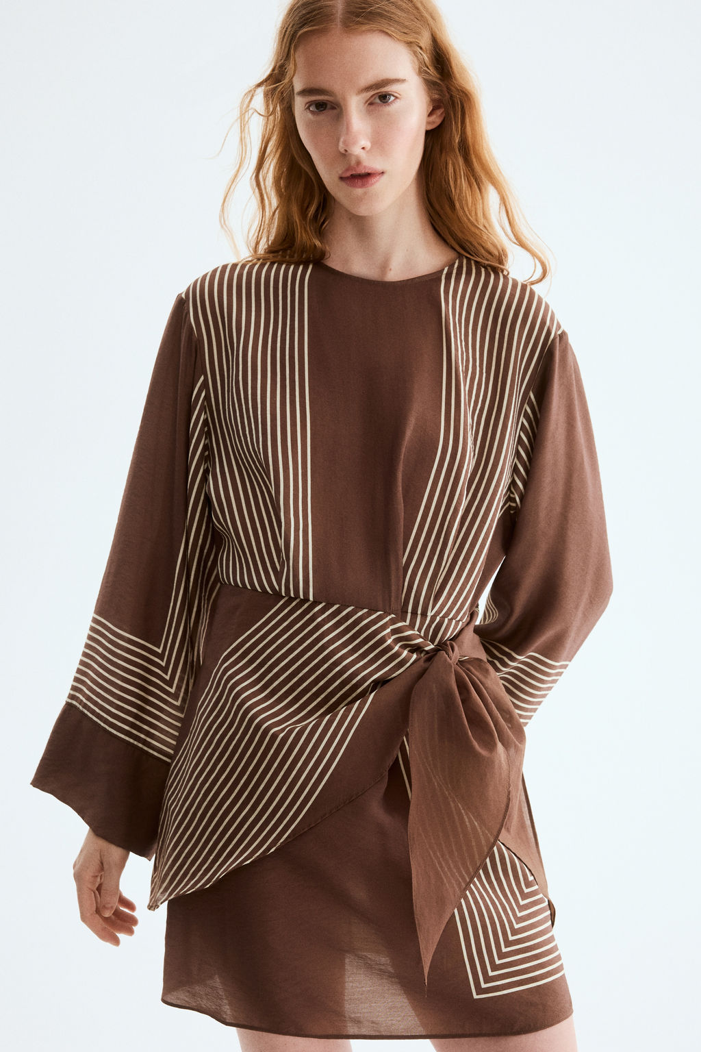 Short tie-detail dress - H&m фото 2