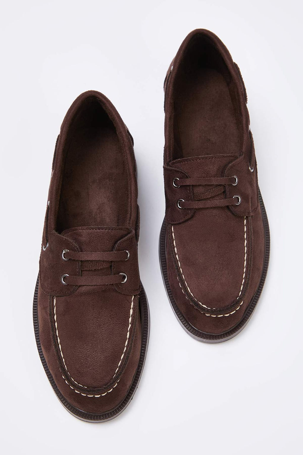 Koyu Kahverengi Bagc?k Detayl? Duz Kad?n Loafer Ayakkab?