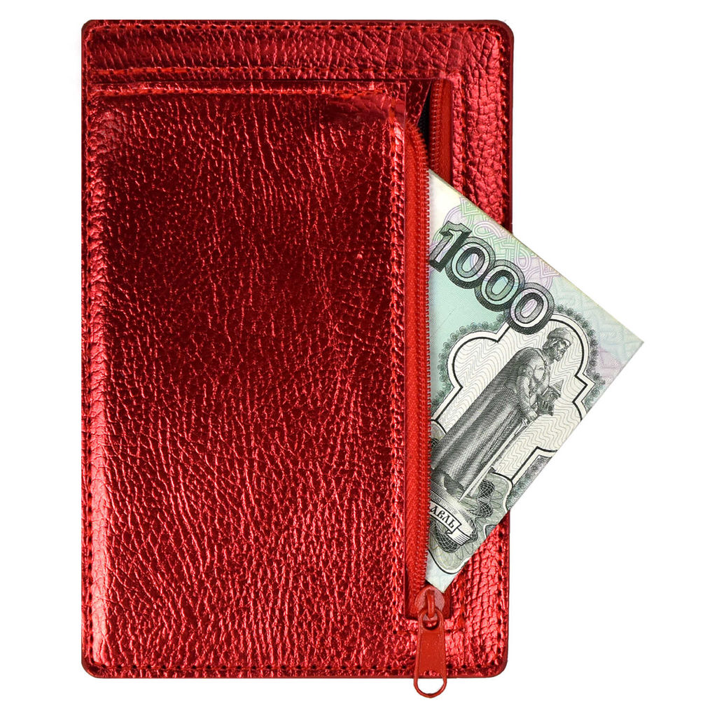 Чехол д/пласт. карт арт.48415/50 НАППА КРАСНЫЙ - Феникс+ фото 5