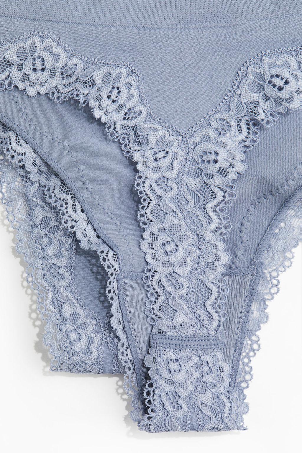 Pack 2 bragas Thong con ribete de encaje Seamless - H&m фото 8
