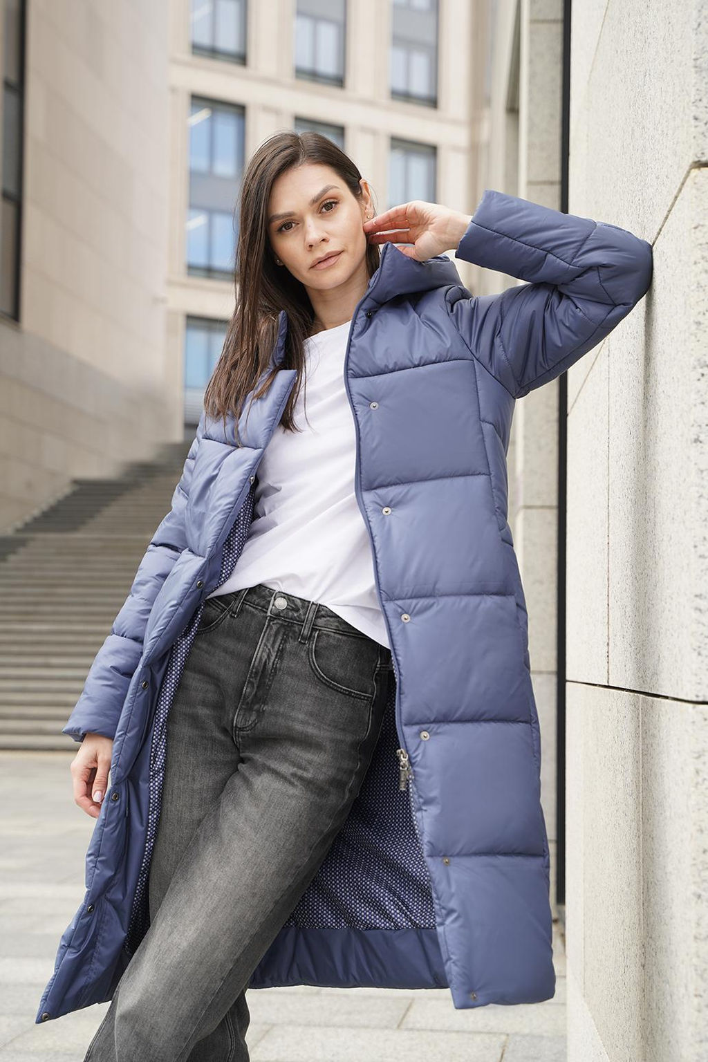 Пальто зимнее / 43811 - Twin tip фото 3