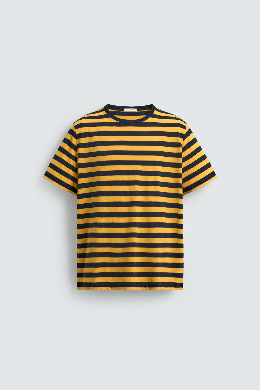 CAMISETA LINO - ALGOD?N RAYAS / rayas - Zara фото 6