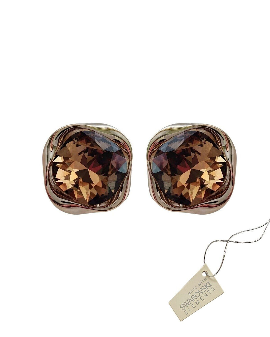 Серьги с кристаллами Swarovski