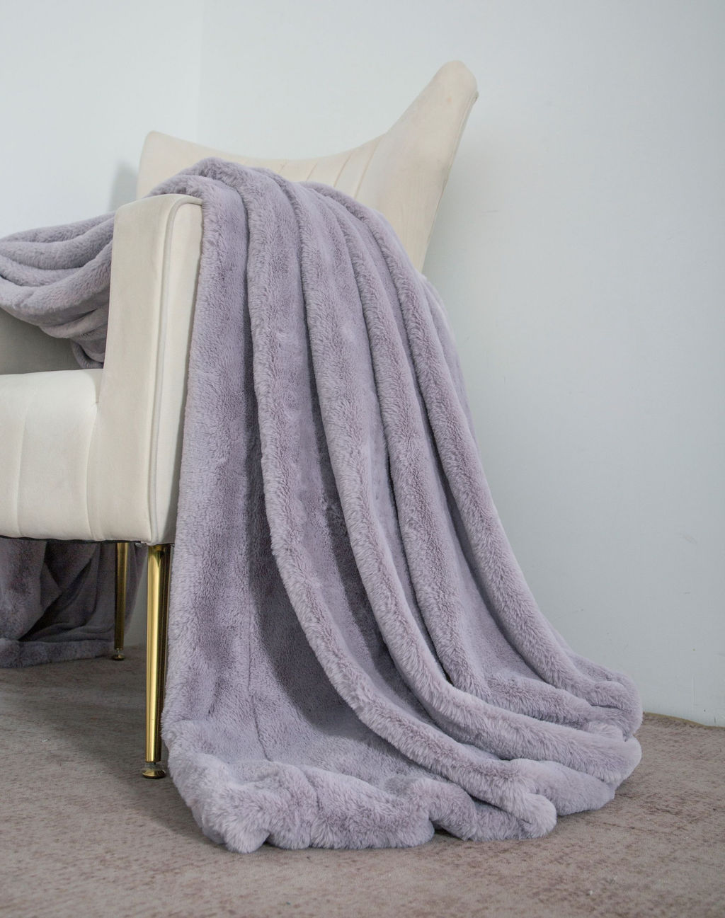 Покрывало декоративное Rabbit (лаванда пепел) 220х240 - Kazanov.a. фото 2