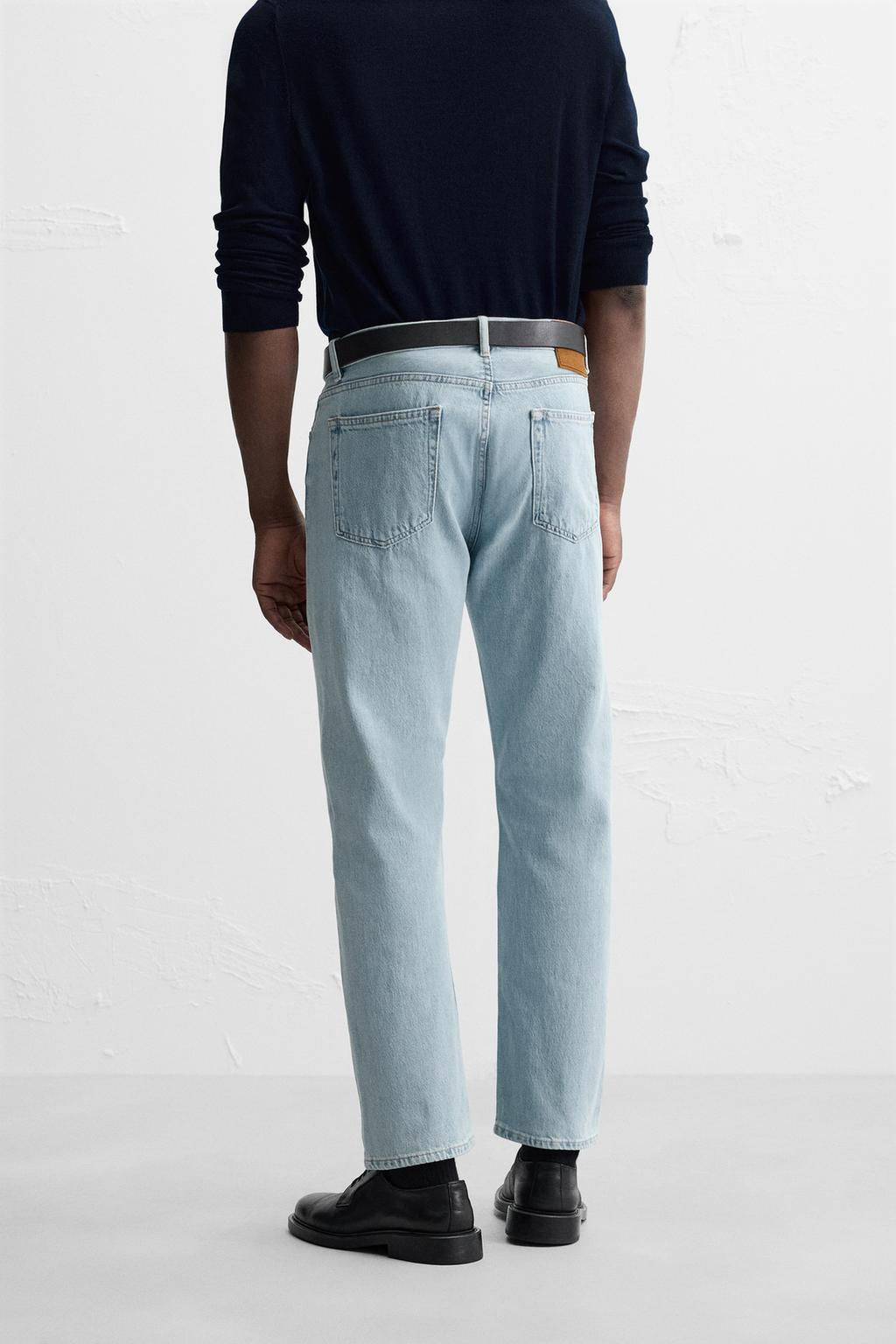 STRAIGHT-FIT REGULAR JEANS - Zara фото 39