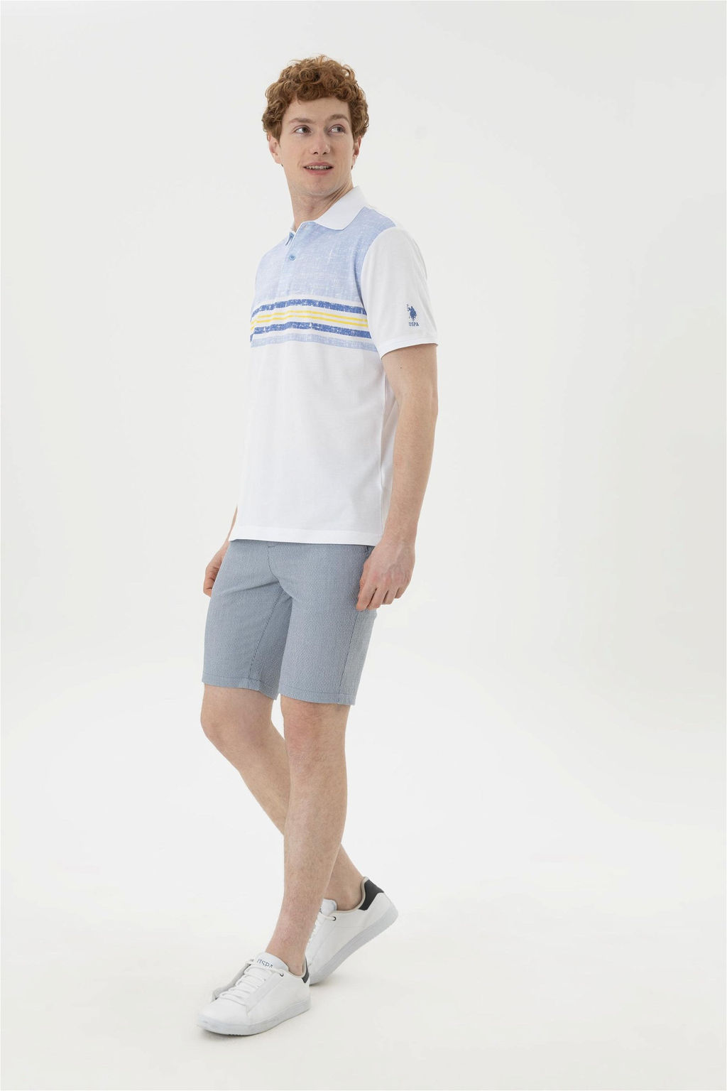 Мужская темно-синяя футболка - U.s. polo assn фото 4