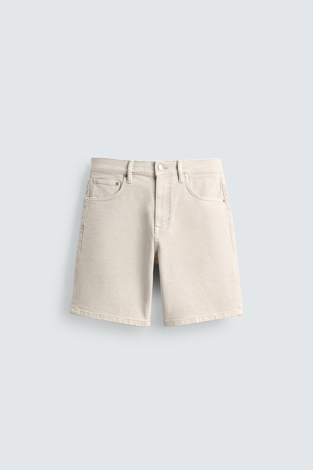 BERMUDA DENIM REGULAR FIT / Crudo - Zara фото 8