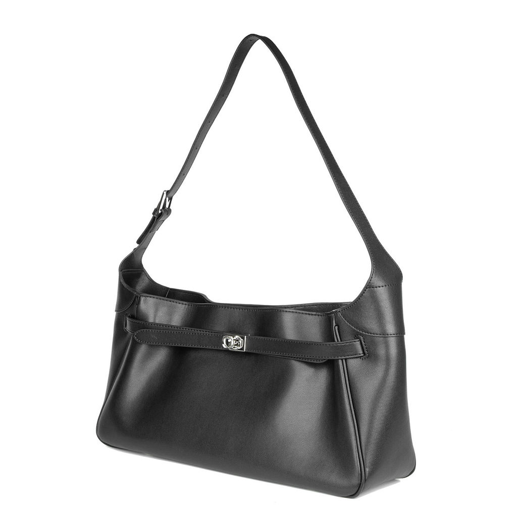 0039 black, Женская кожаная сумка, Barcelo Biagi