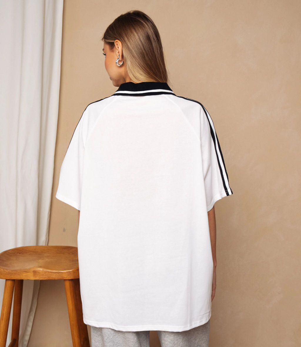 Футболка #КТ1716, белый - Dommod фото 3