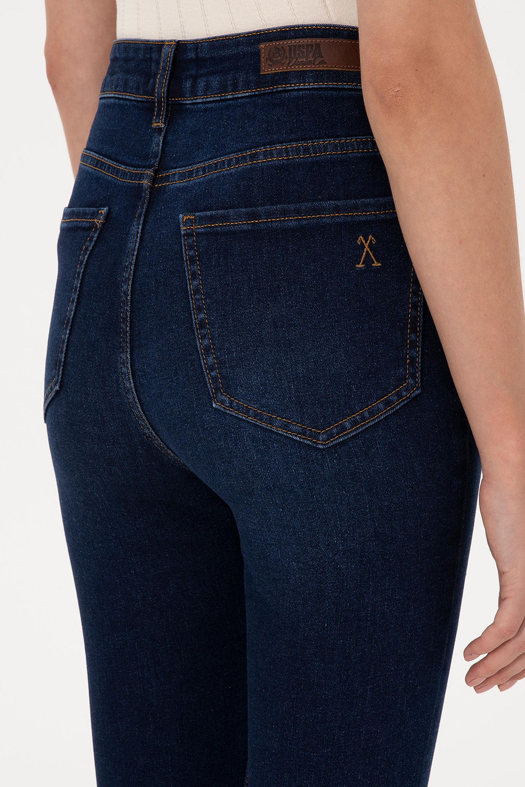 Kad_n Koyu Mavi Jean Pantolon - U.s. polo assn фото 6