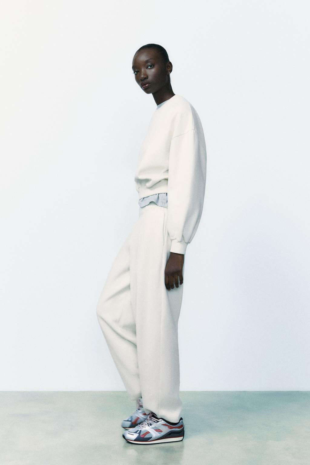 CARROT FIT PLUSH TROUSERS - Zara фото 11