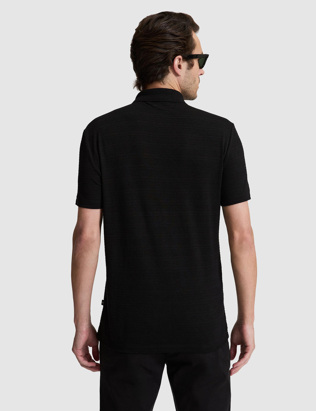Siyah Slim Fit Polo Yaka T-shirt